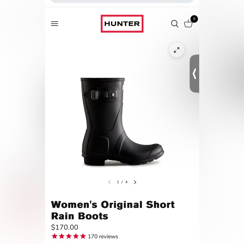 hunter boots -  new!